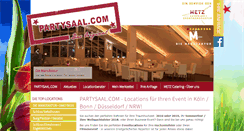Desktop Screenshot of partysaal.com