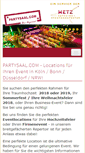 Mobile Screenshot of partysaal.com
