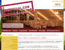 Tablet Screenshot of partysaal.com